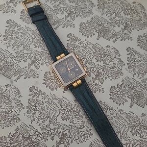 Michele Gold and Black Women's Watch